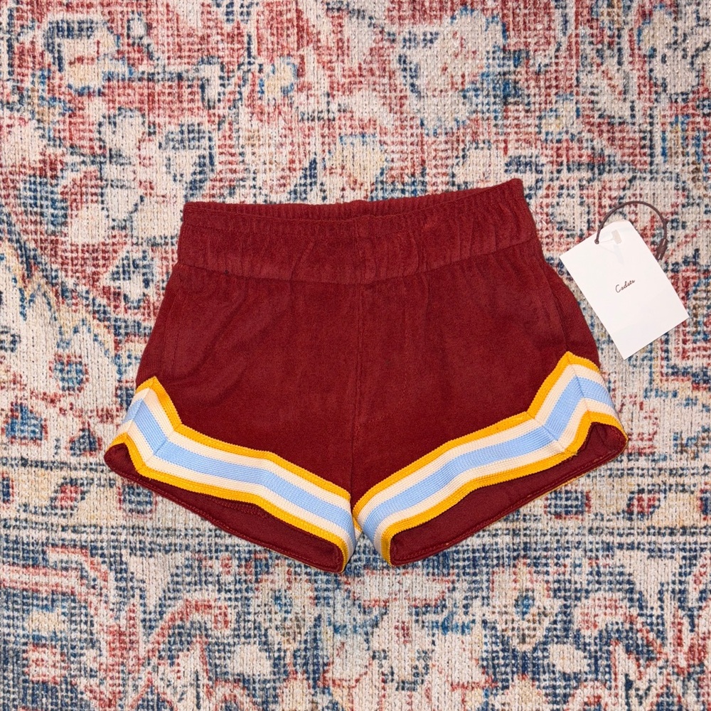 Cadets Casita Terry Shorts in Red SZ 1/2 NWT